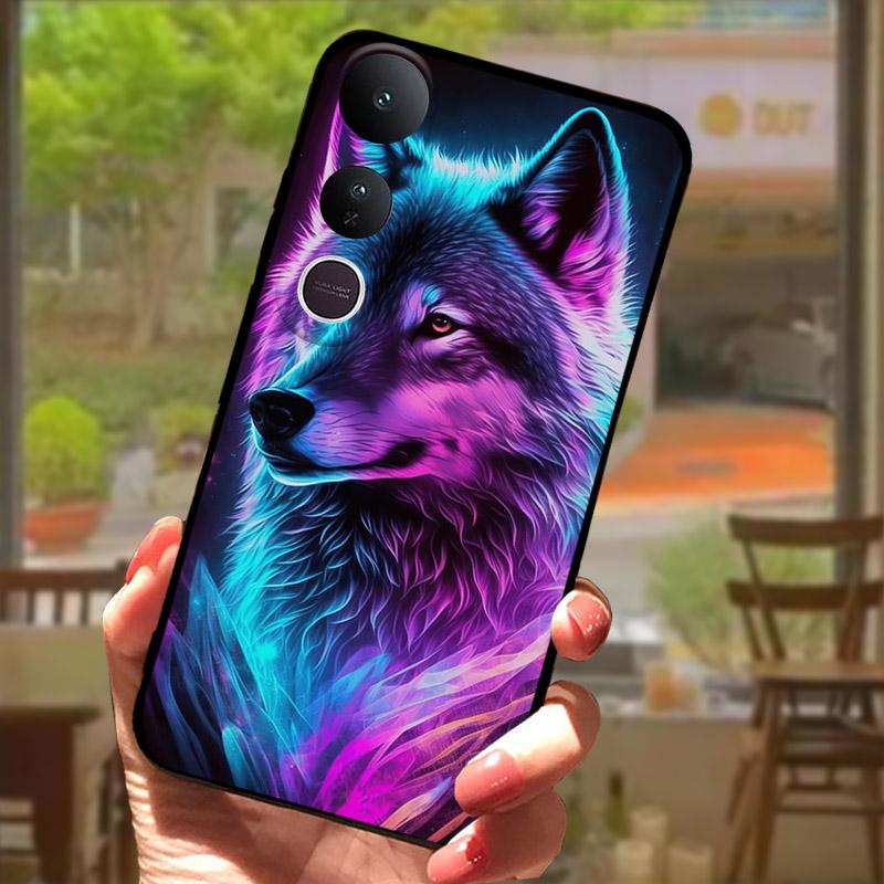 

For Vivo V50 Lite 4G Case V2441 Cover Fashion Lion Painted Soft TPU Silicone Phone Case For Vivo V 50 V50Lite 5G V2440 Fundas vivo V50 Lite