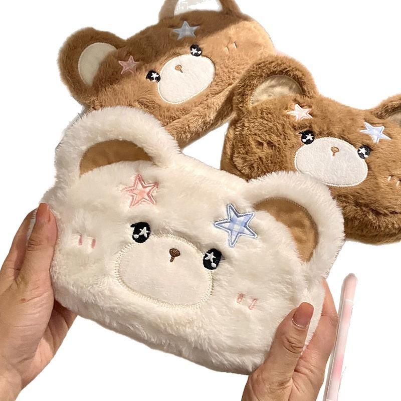 Plush Animal Pen Case With Large Capacity For Students And Kids