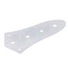 Jazz Bass Control Plate 4 Hole Blank Steel Metal Replacement for Electric Guitar