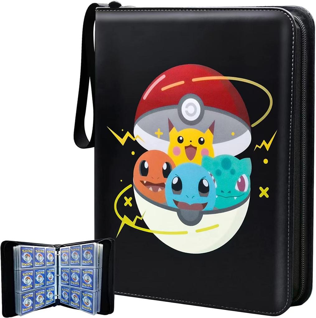 Pockets New Anime Peripheral Game Collection Card 400 Book Multiple Styles Storage Card Holder Exquisite Cute Kawaii Toy Gift