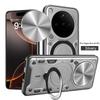 For OPPO Find X8 Pro Case Slide Camera Lens Armor Phone Case For Oppo Find X8 X8Pro Car Magnetic Ring Stand Holder Back Cover