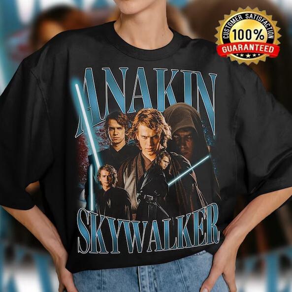 Anakin Skywalker Graphic T-Shirt Anakin Skywalker Retro 90039;S Fans T-Shirt JK168 Unisex T-Shirt M