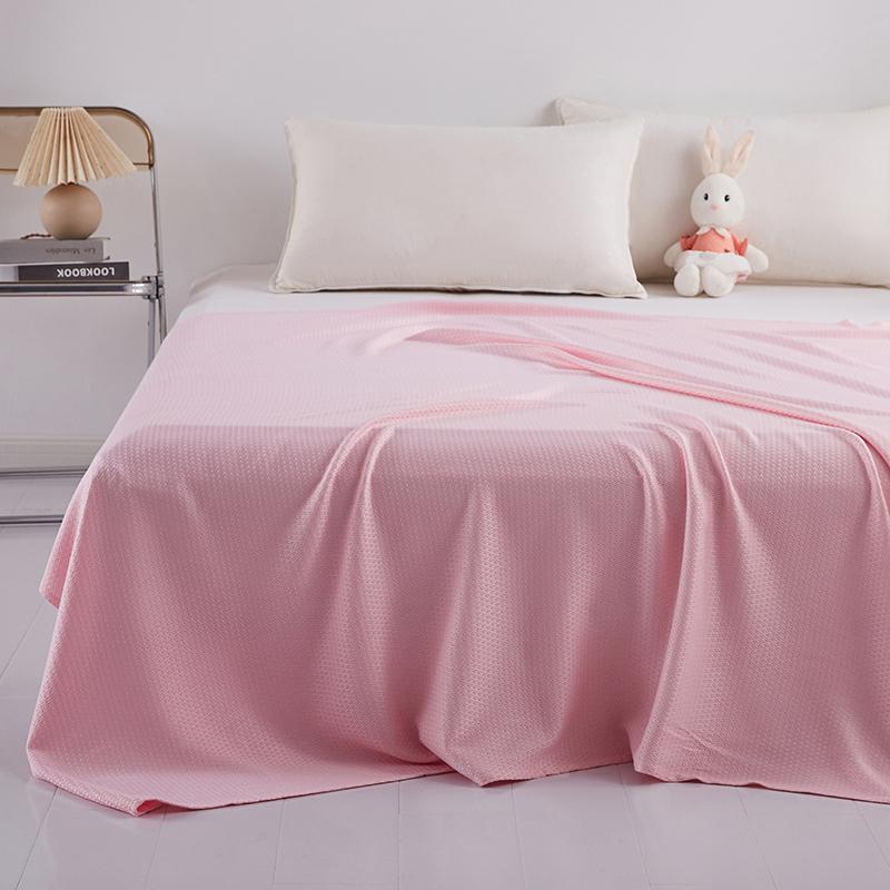 100% Bamboo Fiber Air Condition Quilt Thin Diamond Grid Lightweight Breathable Summer Blanket Soft Skin-friendly Summer Duvet
