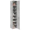VidaXL Slim Storage Cabinet Concrete Grey 40x42.5x225 Cm, Bathroom Storage Cabinet, Storage Unit of 3281276