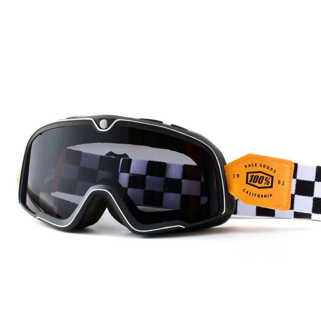 Windproof goggles for off-road motorcycles, clip-on prescription glasses, outdoor sports riding windproof goggles Off-road goggles with log