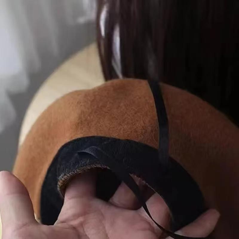 JK Lolita Japanese Childlike and Cute Kawaii Dog Ears Yellow Hat Pompoms Accessories Cosplay Hair Accessories Women Girls byHapp