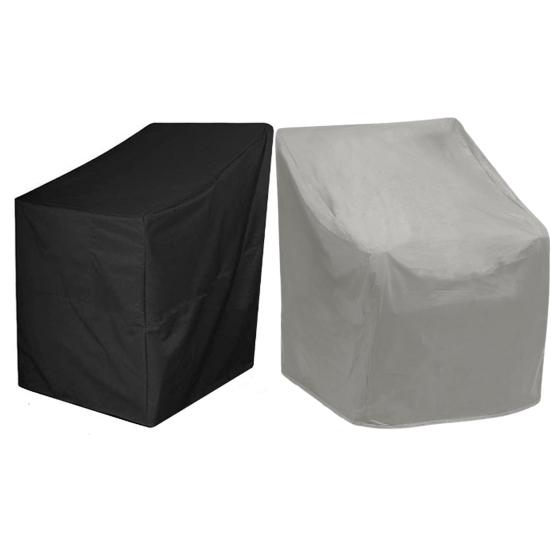 Dustproof Chair Cover Waterproof Rainproof Prevent Sunlight Stackable Chair Cover Patio Furniture Protection Sleeve Outdoor Chair Protector