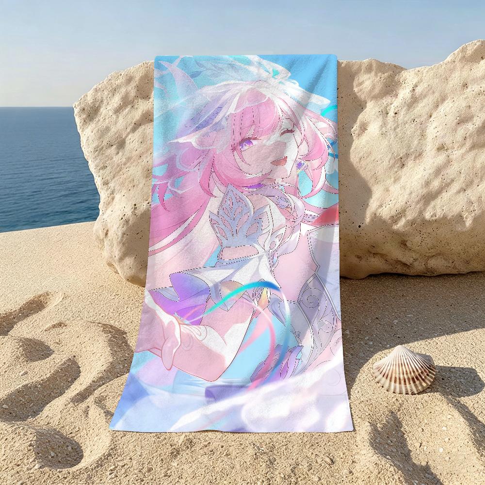 Video Game Honkai Star Cyrene Beach Towel For Beaches Yoga Studios Gyms Hot Springs Swimming Pools And Picnics
