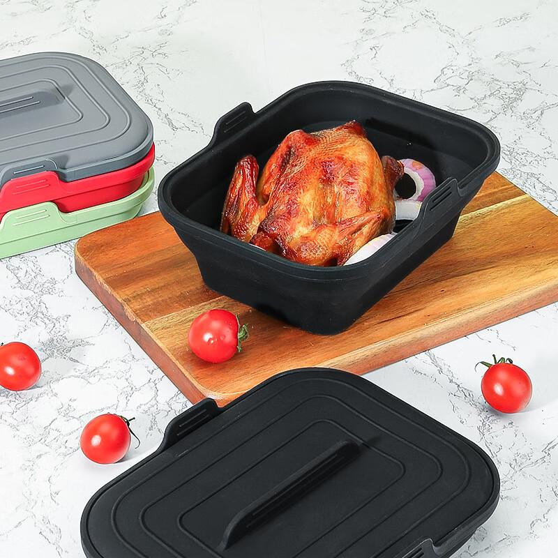 ZISIZ Čtvercový pekáč do horkovzdušné fritézy (3-balení)