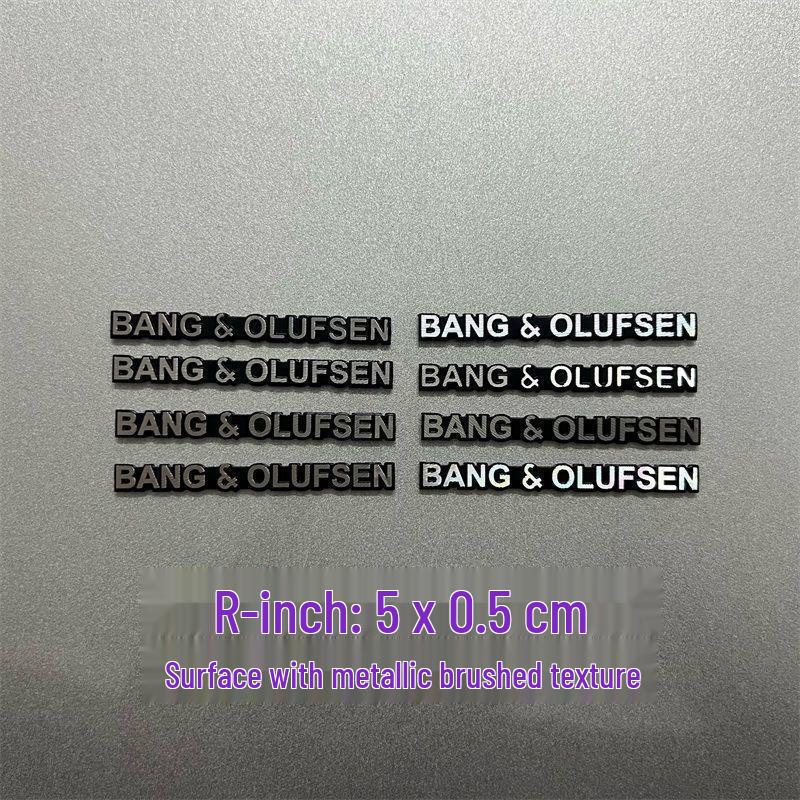 Dekorative Metallaufkleber für Auto-Audio-Lautsprecher von Bose, Harman Kardon, JBL.