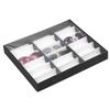 18 Grids Glasses Case Organizer Sunglasses Storage Box Jewelry Display Container