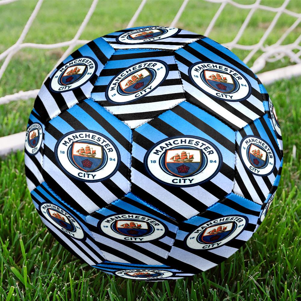 City Football Club Printed Size 5 Soccer Balls, High-Quality, Anti-Slip, Protective Football, A Unique Gift , Birthdays, Christmas Gifts