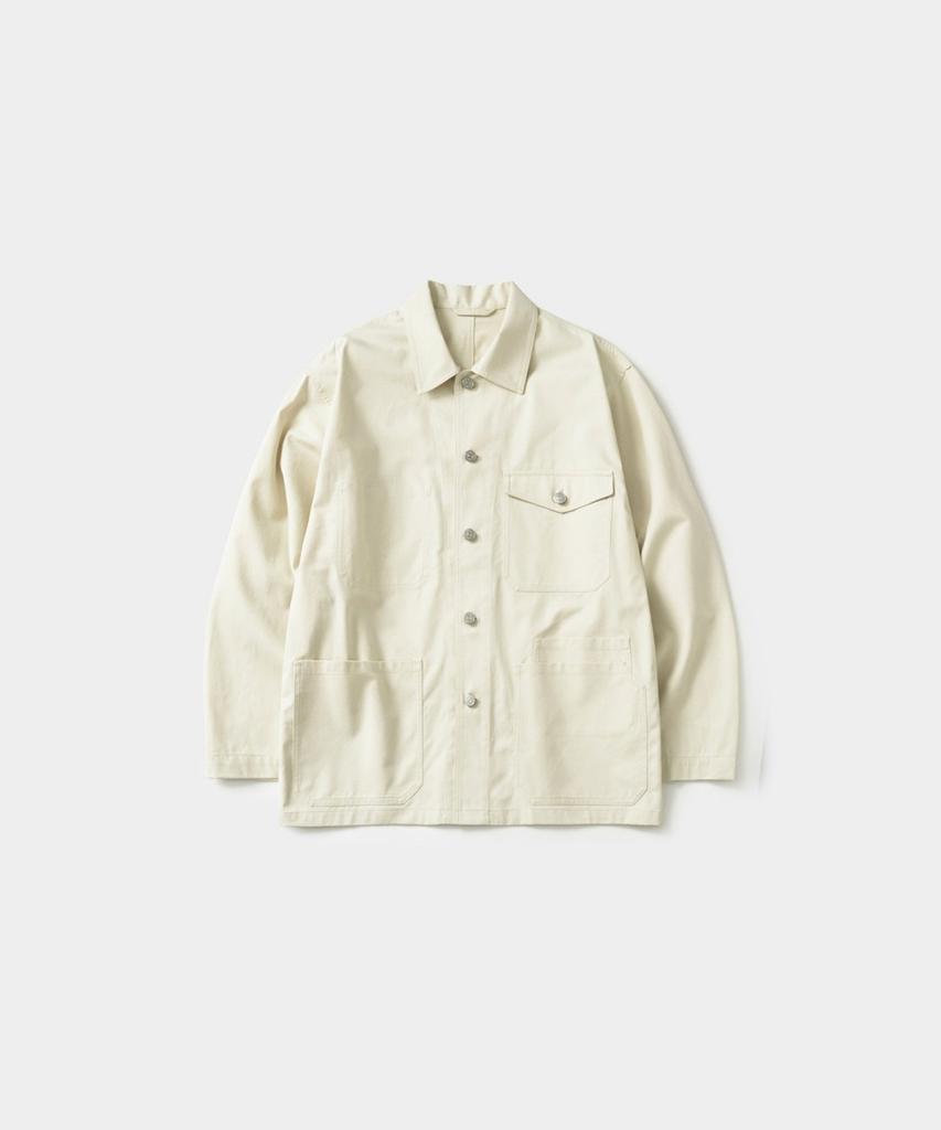 HAVE HAD Twill Cotton Chore Jacket (Ecru)