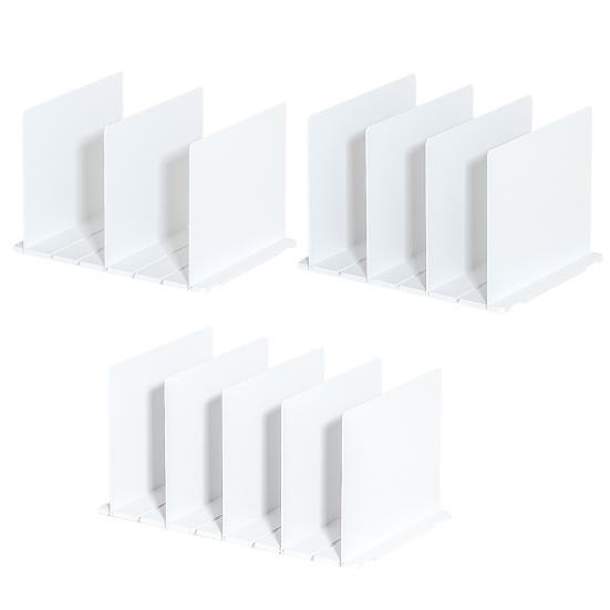 Regulowany stojak do przechowywania z przegrodami Wielofunkcyjny, wszechstronny i łatwy w montażu Regał do przechowywania do organizacji szafy