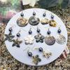 Black Natural Shell Earring Handmade Pearls Beads Pendant Earwears Ear Ornaments Charming Ear Hangers for Women Girl