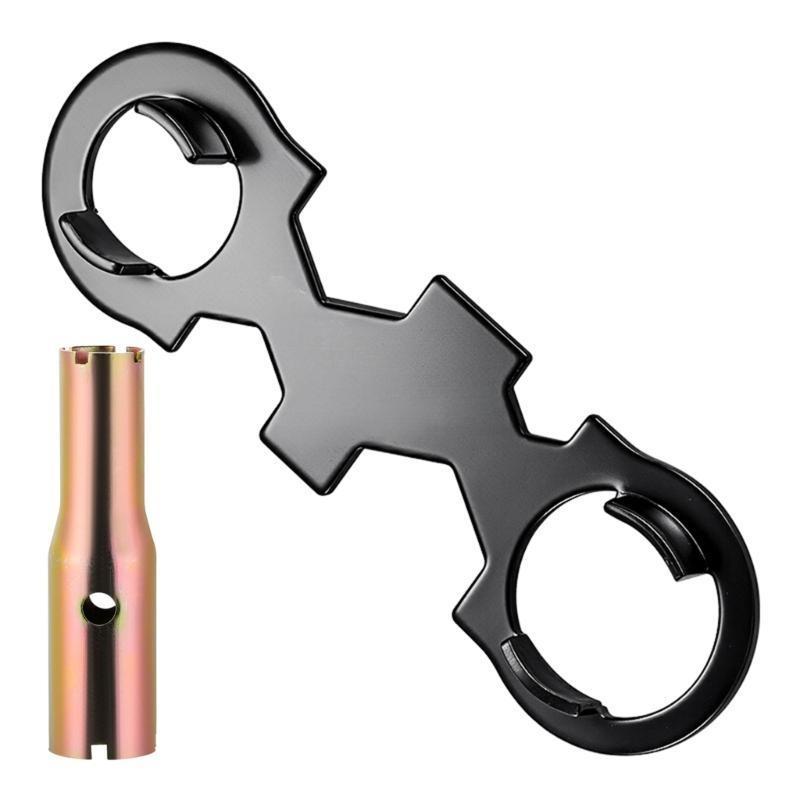 Multi Functional Aerator Wrench With Hose Nut 6-In-1 Ergonomic Faucet Aerator Disassembly Tool Faucet Installation Hand Tool