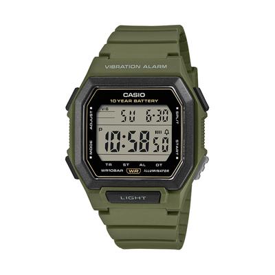 Men's Watch W-738H-3AJF Olive Green Casual Sports Digital Japan Domestic Model