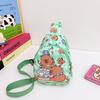 Niedliche Capybara Umhängetasche Reizende Cartoon Lässige Schultertasche Brusttaschen Multifunktionale Aufbewahrungstasche Für Mädchen Jungen Geschenke