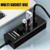 4 Port USB 3.0 Hub USB Splitter Multifunction  4 Port USB Hub Plugs & Play Hub ABS Dock for Streamlined Connection Solution