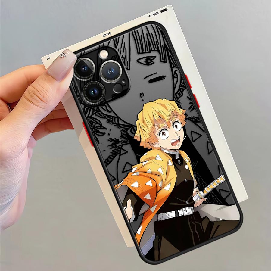 Чехол для телефона Demons Slayers с рисунком для iPhone 17 Pro Max 13 Mini 15 11 Air 14 12 XS XR 16 Plus 7 8 SE iPhone 13