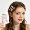 4Pcs Girl Hairpin Plaid Dot Printing Water Drop BB Clip Sweet Girly Style Strong Grip Bang Hair Pins Hair Accessory