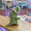 Adorable Cartoon Dinosaur Plush Keychain For Girls Soft Cute Stuffed Animal Gift Toy
