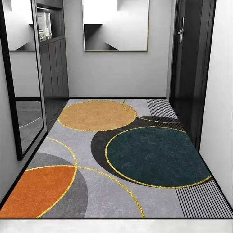 3D luxusní mramorový barevný koberec zlaté barvy pro domácí obývací pokoj Ložnice Pohovka Rohožka Dekor