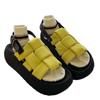 Edition~ Woven platform sandals women's new summer models with skirts and open-toed beach shoes