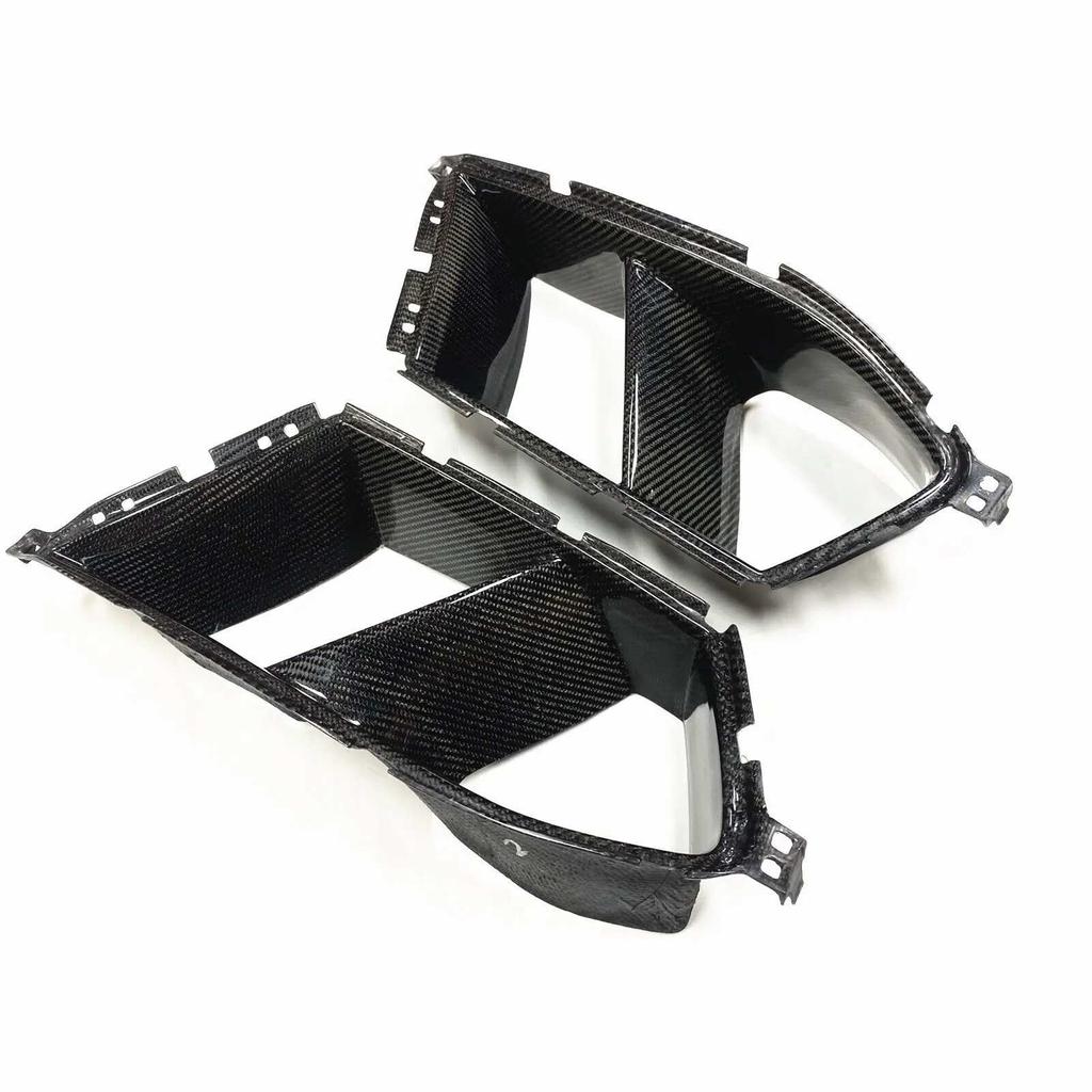 Capac ornamental pentru priza de aer laterală a barei de protecție față Pentru BMW G80 M3 G82 G83 M4 2021-2024 Mașină Acoperire de ceață Decorativ