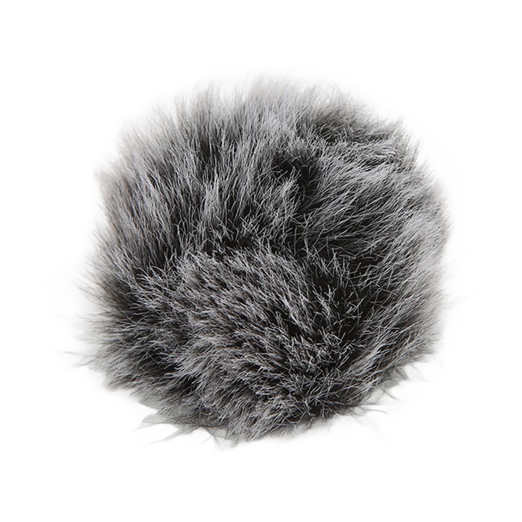 Lavalier Wind Muff Microphone Furry Windscreen Muff Lapel Microphone Cover 0.5cm 0.2in