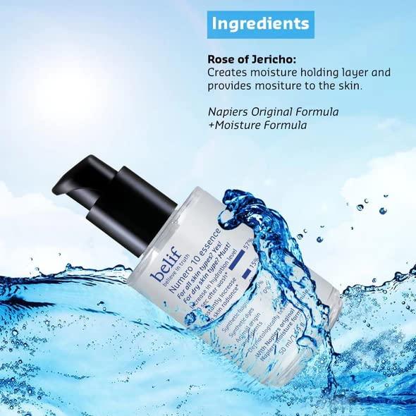 Belif Numero 10 Essence, Lightweight Hydrating Face Serum | Increases Skin's Hydration Instantly | Intensely hydrates, smooths, and replumps skin