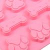 Kočičí stopa Silikonová forma Formy na dorty Tvar kosti Tvar na cukroví Fondant Forma 3D DIY Formy na pečení na kočičí tlapky Příslušenství na pečení