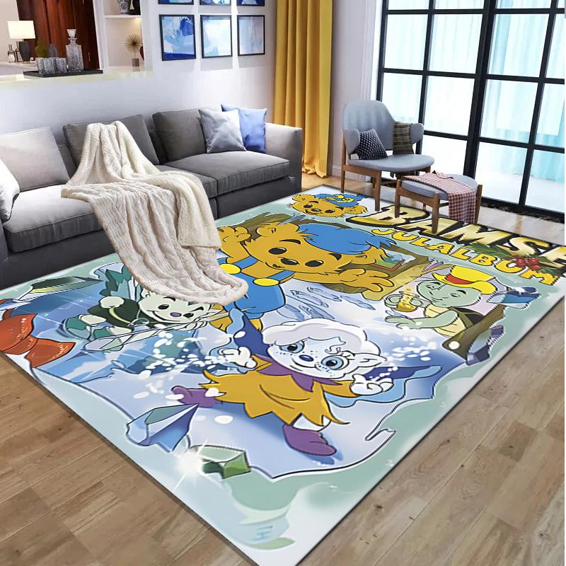 Bamse Pattern Rug, Indoor/Outdoor Mat, for Picnic, Gameroom, Bedroom, Office, Living Room, Home Decor Carpet, Birthday Gift