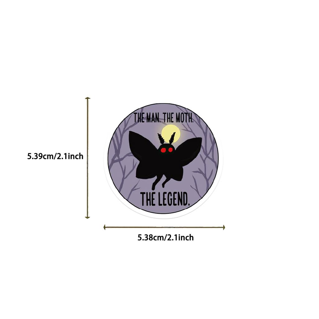 50Pcs Cute Cartoon Mothman Stickers For Diy Luggage Laptop Skateboard Motorcycle Bicycle Decals Graffiti Stickers Toys