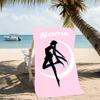 Customizable personalized beach towels Sailor Moon themed designs.Suitable for the beach, yoga, sports;ideal as beach accessories