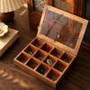Wooden Jewelry Box Scratch-Resistant for Dressing Area, Living Room