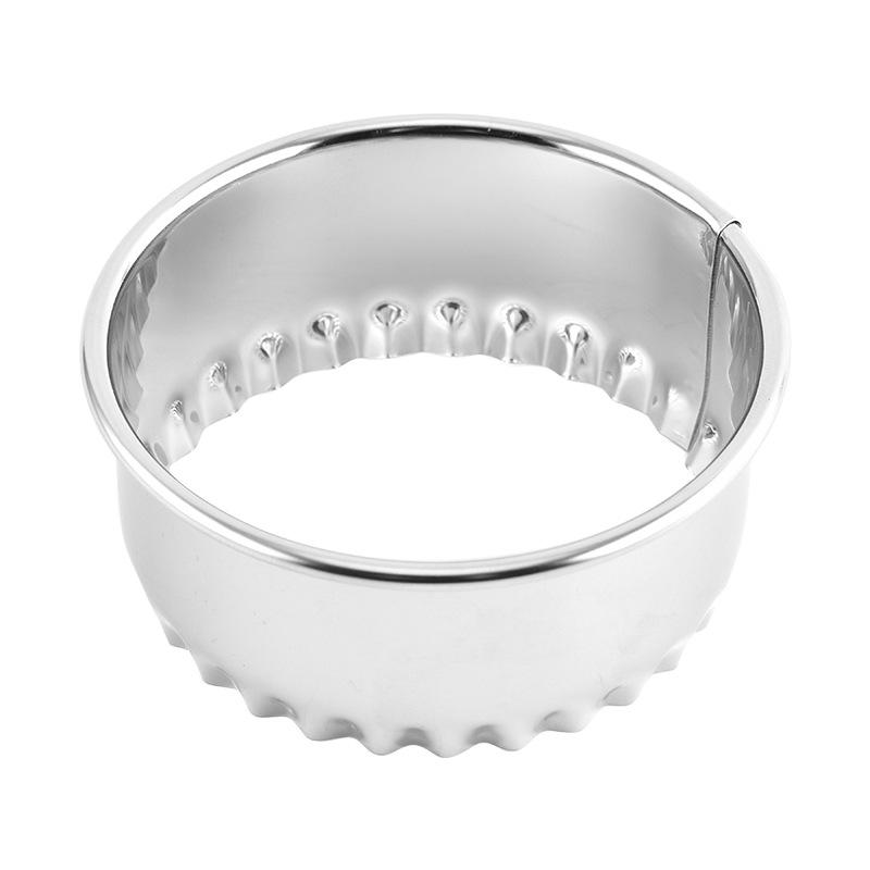 Stainless Steel Mousse Ring Cake and Dumpling Cutting Mold, Biscuit Mold, Kitchen Baking Tool.
