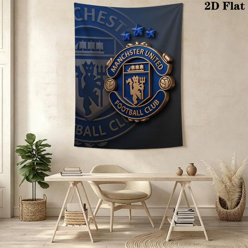 Manchester Crest Artwork Threepiece Set 1 Duvet Cover 2 Pillowcase Without Core Christmas Birthday Gift Duvet Cover And Pillowcase