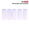 Mini Pocket Printer Self-Adhesive Paper Portable Thermal Printer Label Sticker For Printer Suitable For Home Office Study Work