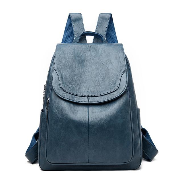 Weißer Frauenrucksack Weibliche Lederrucksäcke Damen Sac A Dos Schultaschen für Mädchen Große Kapazität Reiserucksack Rucksäcke