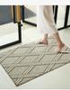 Nordic Style Luxury Entrance Mat - High-End, Non-Slip, Wear-Resistant Dust and Sand Scraper for Hallway and Living Room.