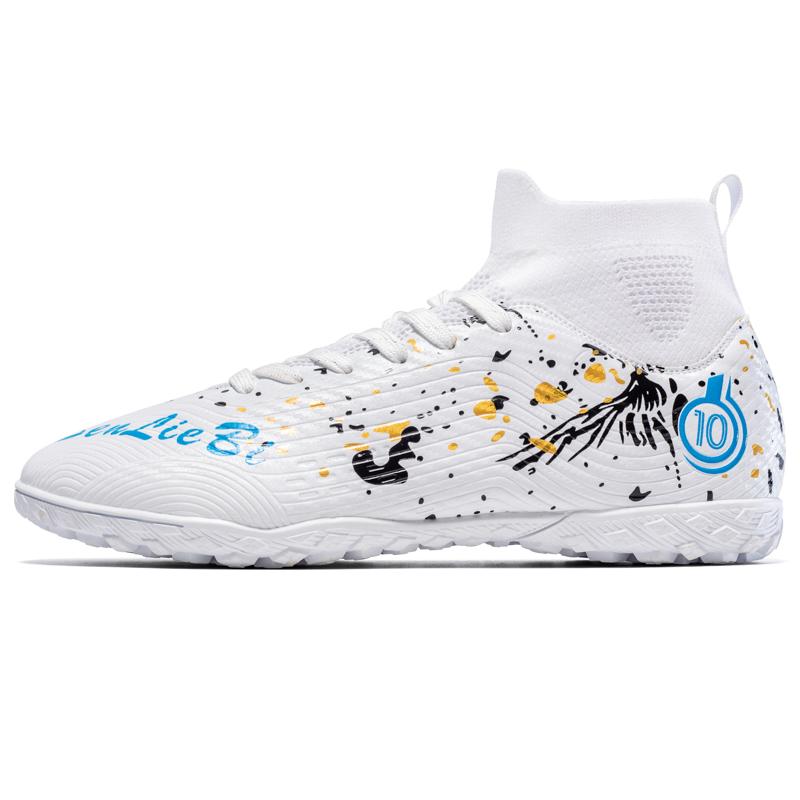 Mens Soccer Shoes FG/TF High-top Professional Sports Training Competition Football Shoes Teenagers Football Sneakers for Men