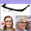 Dial Adjustable Glasses Variable Focus Enhance Vision Comfort For Reading And Distance