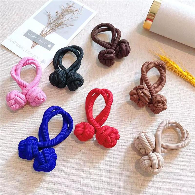 Rubber Band Girl's Hair Tie Thick And Durable Ribbons Ponytail Cute Style High Elastic Hair Ring Fashionable Hair Accessories