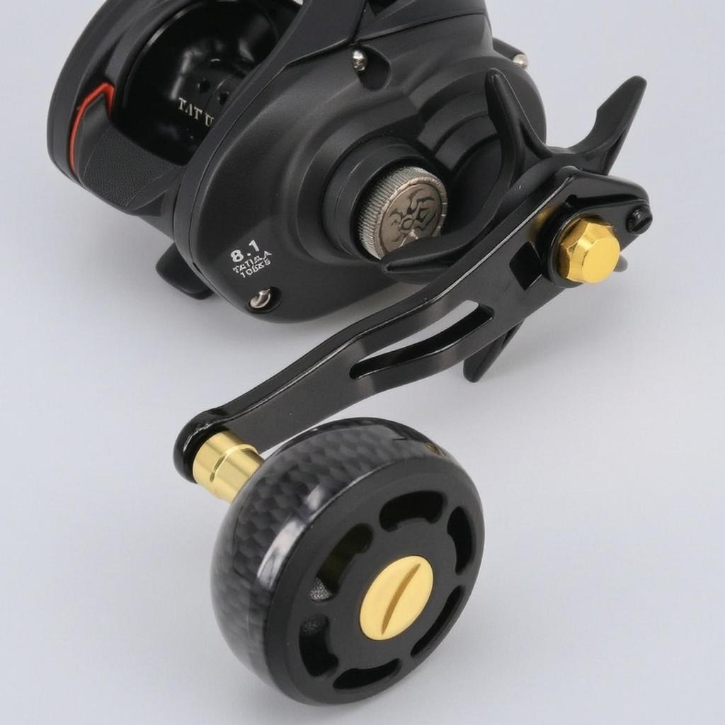 Fishing Reel Replacement Handle Metal with Knob Practical