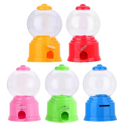 Cute Mini Candy Machine Multi-function Bubble Gumball Dispenser Creative Coin Bank for Good Behavior Classroom Reward