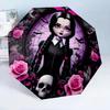 Gothic Fashion And Mystery 8-Frame for Travel, camping, Casual Lightweight Portable Umbrella, Essential for every family Holidays Birthday Gift