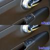 5Pcs Carbon Fiber Door Control Panel Handle Cover Kit For Fiat 500 2012-2015 LHD