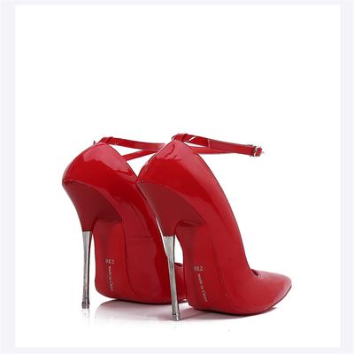 16cm Ekstremalne Metalowe Wysokie Obcasy Szpilki Seksowne Solidne Fioletowe Damskie Pompy Fetysz Model Unisex Dostosuj Kolor Buty Transwestyta