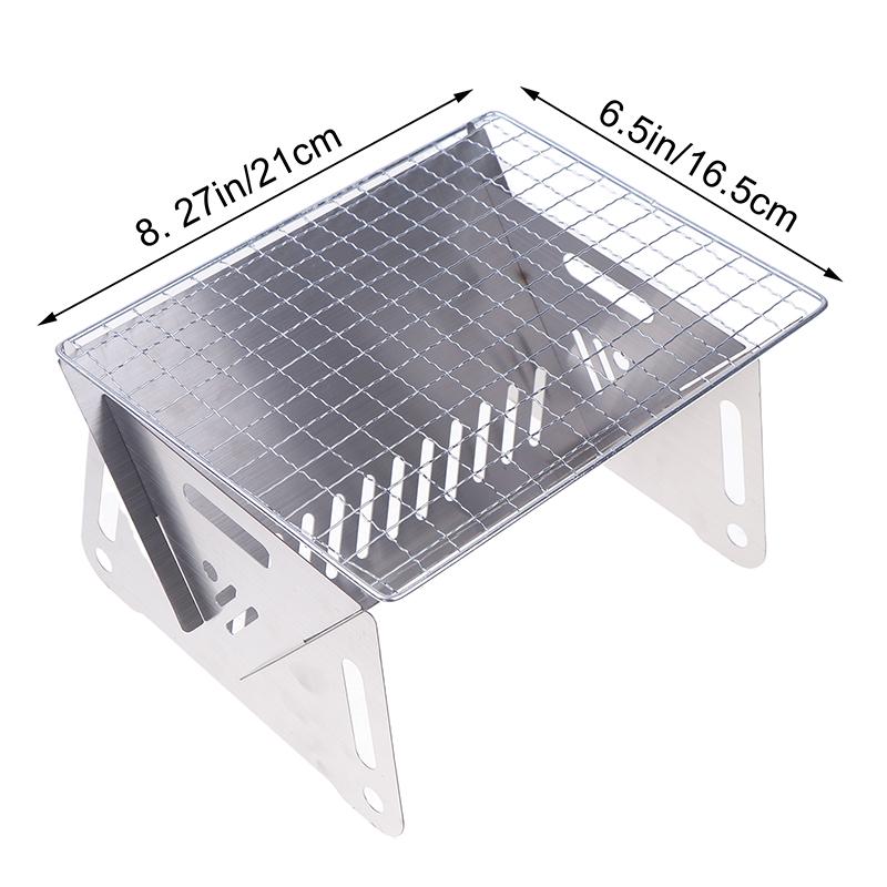 Churrasqueira dobrável multifuncional portátil, grelha para churrasco, aquecimento, fogões, camping, forno, aço inoxidável, fogão a lenha